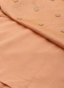 Dupatta From Peach Art Silk Jacquard Gown With Dupatta After Six Wear -ZariGrace Shop Peach Art Silk Jacquard Gown With Dupatta IWBS02302268 rrc1