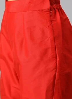 Peach Embroidered Chinon Kurta Set Festive Wear -ZariGrace Shop Peach Embroidered Chinon Kurta Set KSBS01911717 rrc2