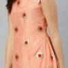 Peach Embroidered Fabric Kurta Straight Pant Set Festive Wear 2 Peach Embroidered Fabric Kurta Straight Pant Set Festive Wear -ZariGrace Shop Peach Embroidered Fabric Kurta Straight Pant Set KSBS01912107 l