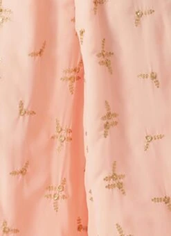 Peach Embroidered Jumpsuit Festive Wear 16 Peach Embroidered Jumpsuit Festive Wear -ZariGrace Shop Peach Embroidered Jumpsuit DRBS02306363 rrc3