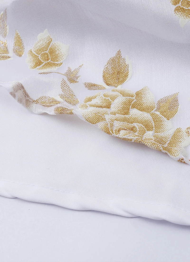 Peach Embroidered N White Organza Lehenga Party Wear 10 Peach Embroidered N White Organza Lehenga Party Wear - Image 8