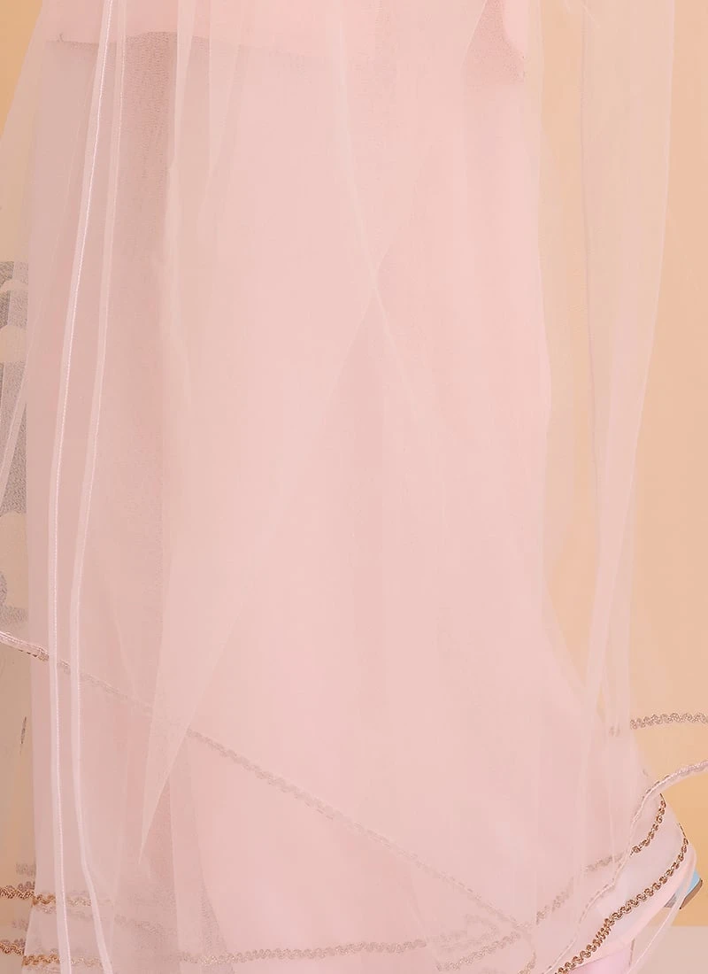 Dupatta From Peach Embroidered Palazzo Suit After Six Wear 10 Dupatta From Peach Embroidered Palazzo Suit After Six Wear - Image 8