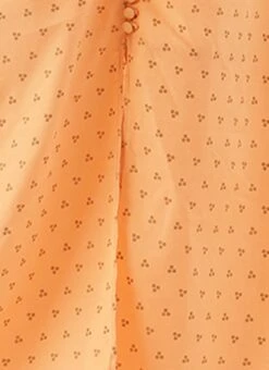 Peach Foil Printed Cotton Maxi Dress After Six Wear Festive Wear 16 Peach Foil Printed Cotton Maxi Dress After Six Wear Festive Wear -ZariGrace Shop Peach Foil Printed Cotton Maxi Dress DRBS02206182 rrc3