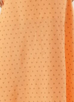 Peach Foil Printed Cotton Maxi Dress After Six Wear Festive Wear 17 Peach Foil Printed Cotton Maxi Dress After Six Wear Festive Wear -ZariGrace Shop Peach Foil Printed Cotton Maxi Dress DRBS02206182 rrc4