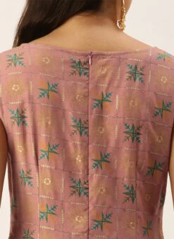 Peach Foil Printed Kurta N Straight Pant Set Festive Wear Work Wear 15 Peach Foil Printed Kurta N Straight Pant Set Festive Wear Work Wear -ZariGrace Shop Peach Foil Printed Kurta N Straight Pant Set KSBS02111148 rrc2