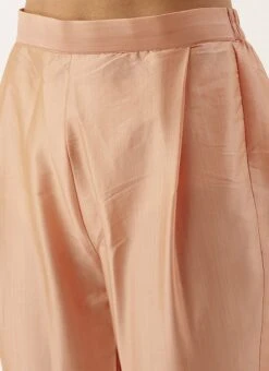 Peach N Green Straight Pant Kurta Set Festive Wear -ZariGrace Shop Peach N Green Straight Pant Kurta Set KSBS02101752 rrc3