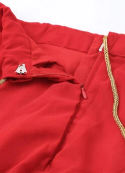 Peach N Red Embroidered Round Neck Lehenga Set Party Wear -ZariGrace Shop Peach N Red Embroidered Round Neck Lehenga Set GHBS02004404 rrc2