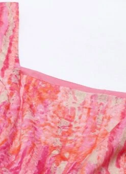 Pink Bell Sleeve Dress After Six Wear -ZariGrace Shop Pink Bell Sleeve Dress DRBS02105353 rrc2