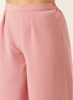 Pink Digital Printed Organza Kurta Set Festive Wear -ZariGrace Shop Pink Digital Printed Organza Kurta Set KSBS02109740 rrc2