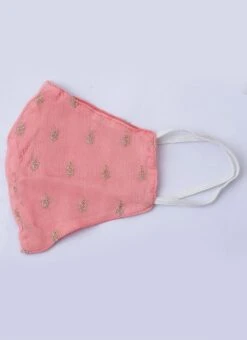 Pink Embroidered Calf Length Kurta Set After Six Wear -ZariGrace Shop Pink Embroidered Calf Length Kurta Set KSBS02007262 rrc4