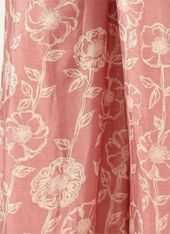 Pink Foil Print Chinon Jumpsuit Party Wear 17 Pink Foil Print Chinon Jumpsuit Party Wear -ZariGrace Shop Pink Foil Print Chinon Jumpsuit DRBS02201207 rrc4