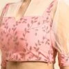 Pink Foil Printed Net Blouse Festive Wear -ZariGrace Shop Pink Foil Printed Net Blouse BLBS02305182 l
