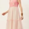 Pink Georgette Embroidered Dress Festive Wear -ZariGrace Shop Pink Georgette Embroidered Dress DRBS02211137 l