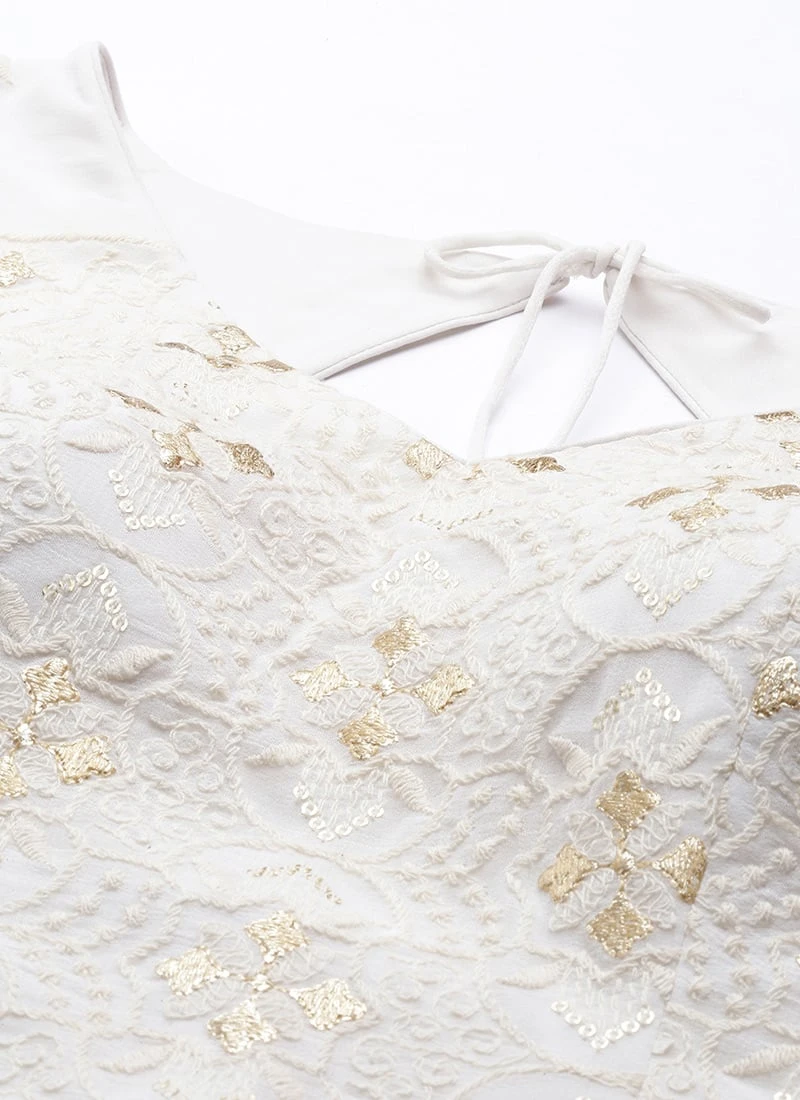 Pink Georgette Embroidered Full Circular Lehenga Festive Wear 7 Pink Georgette Embroidered Full Circular Lehenga Festive Wear - Image 5