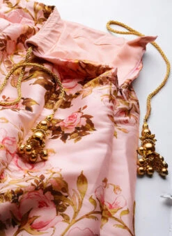 Pink Georgette Embroidered N Printed Kali Lehenga Festive Wear -ZariGrace Shop Pink Georgette Embroidered N Printed Kali Lehenga GHBS02104193 rrc2