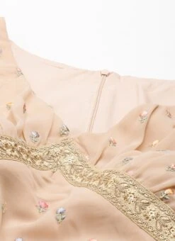 Bottom From Pink Georgette Embroidered Palazzo Suit After Six Wear 14 Bottom From Pink Georgette Embroidered Palazzo Suit After Six Wear -ZariGrace Shop Pink Georgette Embroidered Palazzo Suit SLBS02210989 rrc1 2