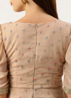 Top From Pink Georgette Embroidered Palazzo Suit After Six Wear -ZariGrace Shop Pink Georgette Embroidered Palazzo Suit SLBS02210989 rrc2