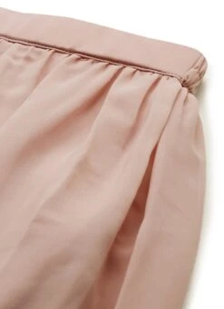 Pink Georgette Tiered Skirt Party Wear 14 Pink Georgette Tiered Skirt Party Wear -ZariGrace Shop Pink Georgette Tiered Skirt WBBS02307544 rrc1