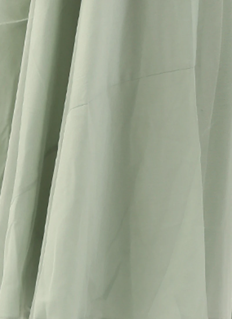 Pink N Green Embroidered Asymmetric Gown Festive Wear 10 Pink N Green Embroidered Asymmetric Gown Festive Wear - Image 8