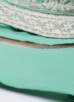 Pink N Green Embroidered Kali Lehenga Wedding Wear -ZariGrace Shop Pink N Green Embroidered Kali Lehenga GHBS02006246 rrc3