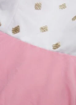 Pink N White Embroidered Handkerchief Gown Party Wear -ZariGrace Shop Pink N White Embroidered Handkerchief Gown IWBS02105331 rrc1