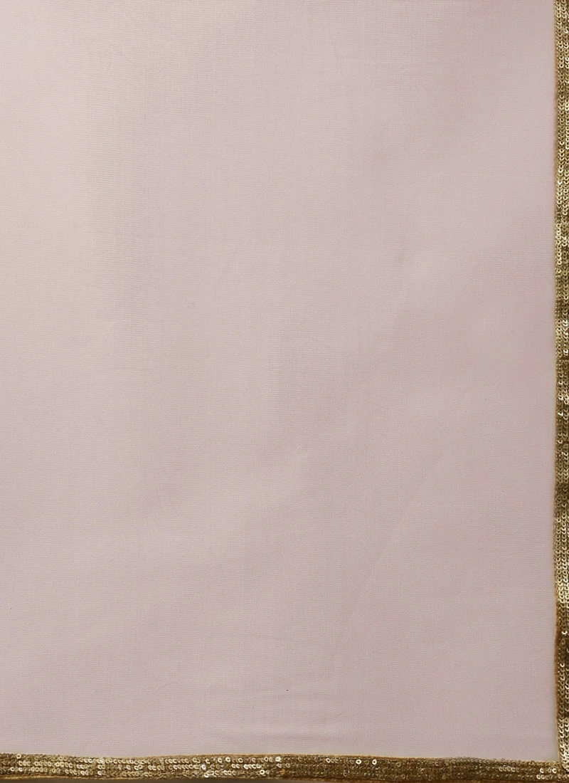 Pink N White Off Shoulder Puff Sleeves Lehenga Party Wear 9 Pink N White Off Shoulder Puff Sleeves Lehenga Party Wear - Image 7