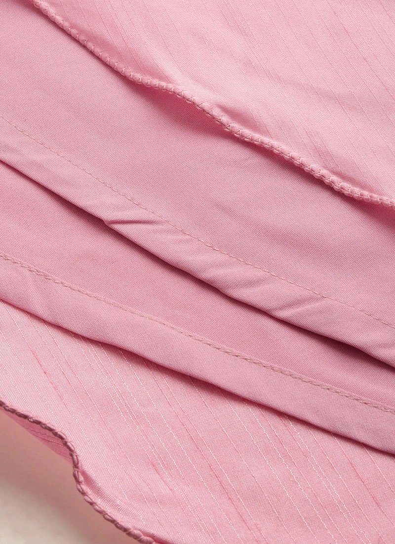 Skirt From Pink Net Thread Embroidered Skirt Set After Six Wear 10 Skirt From Pink Net Thread Embroidered Skirt Set After Six Wear - Image 8