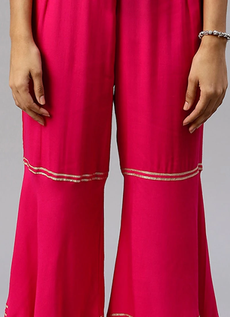 Pink Palazzo Pant After Six Wear 3 Pink Palazzo Pant After Six Wear