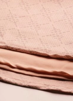 Pink Rayon High N Low Pleated Yoke Dress After Six Wear -ZariGrace Shop Pink Rayon High N Low Pleated Yoke Dress DRBS02108664 rrc4