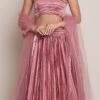 Pink Satin Silk A Line Lehenga Party Wear 2 Pink Satin Silk A Line Lehenga Party Wear -ZariGrace Shop Pink Satin Silk A Line Lehenga GHSACW2776 l