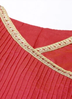 Pink And Turquoise Blue Kali Lehenga Set Wedding Wear -ZariGrace Shop Pink and Turquoise Blue Kali Lehenga Set GHBS02110866 rrc4