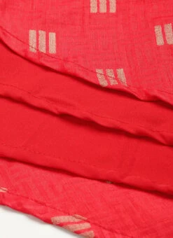 Red Art Silk Maxi Dress Festive Wear -ZariGrace Shop Red Art Silk Maxi Dress DRBS02302204 rrc3