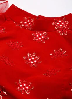 Red Georgette Draped Lehenga Set Party Wear -ZariGrace Shop Red Georgette Draped lehenga Set GHBS02211188 rrc1