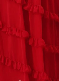 Red Georgette Embroidered Maxi Dress Festive Wear 17 Red Georgette Embroidered Maxi Dress Festive Wear -ZariGrace Shop Red Georgette Embroidered Maxi Dress DRBS02211085 rrc4