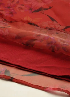 Red N Off White Printed Palazzo Set After Six Wear -ZariGrace Shop Red N Off White Printed Palazzo Set KSBS02108640 rrc3