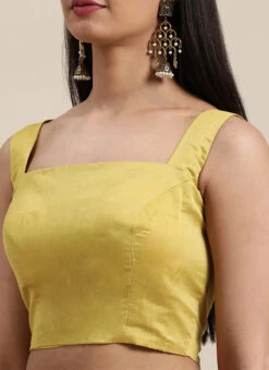 Red Organza Digital Printed Saree N Yellow Blouse Festive Wear -ZariGrace Shop Red Organza Digital Printed Saree N Yellow Blouse SABS02104140 rrc1