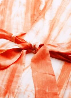 Rust Tie N Dye Cotton Collar Neck Jumpsuit After Six Wear -ZariGrace Shop Rust Tie N Dye Cotton Collar Neck Jumpsuit DRBS02202401 rrc3 1