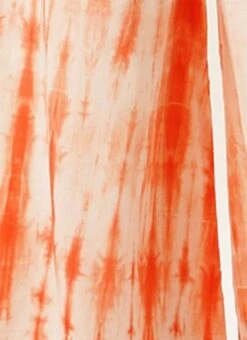 Rust Tie N Dye Cotton Collar Neck Jumpsuit After Six Wear Festive Wear -ZariGrace Shop Rust Tie N Dye Cotton Collar Neck Jumpsuit DRBS02202401 rrc4