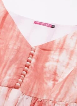 Rust Tie N Dye Dress After Six Wear -ZariGrace Shop Rust Tie N Dye Dress DRBS02202393 rrc1