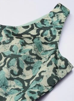 Top From Sage Green Art Silk Digital Printed Co Ords Set After Six Wear -ZariGrace Shop Sage Green Art Silk Digital Printed Co Ords Set IWBS02210898 rrc1 1