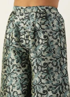 Top From Sage Green Art Silk Digital Printed Co Ords Set After Six Wear -ZariGrace Shop Sage Green Art Silk Digital Printed Co Ords Set IWBS02210898 rrc3 1