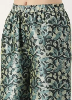Dupatta From Sage Green Art Silk Digital Printed Top N Pant Suit After Six Wear -ZariGrace Shop Sage Green Art Silk Digital Printed Top N Pant Suit SLBS02210949 rrc2 1
