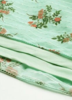 Skirt From Sea Green Digital Printed Co Ords Set After Six Wear -ZariGrace Shop Sea Green Digital Printed Co Ords Set IWBS02212582 rrc4