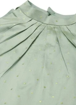 Sea Green Jacquard Kurta Festive Wear -ZariGrace Shop Sea Green Jacquard Kurta KRBS02307688 rrc1