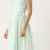 Sky Blue Organza Jacquard Dress Festive Wear -ZariGrace Shop Sky Blue Organza Jacquard Dress DRBS02303569 l
