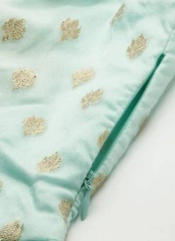 Sky Blue Organza Jacquard Kurta Set Festive Wear 15 Sky Blue Organza Jacquard Kurta Set Festive Wear -ZariGrace Shop Sky Blue Organza Jacquard Kurta set KSBS02205930 rrc2