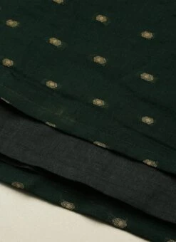 Teal Green Art Silk Cotton Jacquard Dress After Six Wear -ZariGrace Shop Teal Green Art Silk Cotton Jacquard Dress DRBS02212464 rrc4