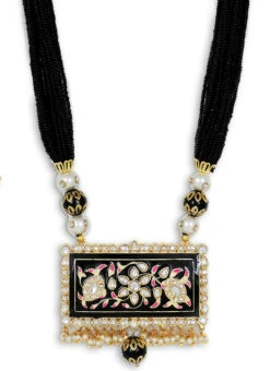 Tricolor Necklace Set Party Wear