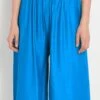 Turquoise Cotton Palazzo Pant Work Wear -ZariGrace Shop Turquoise Cotton Palazzo Pant WBDMF646 l