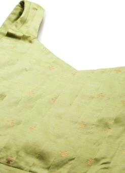 Turquoise High N Low Pleated Yoke Dress Festive Wear -ZariGrace Shop Turquoise High N Low Pleated Yoke Dress DRBS02108657 rrc1 1